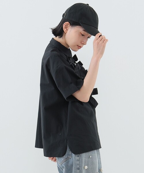 CAROLINA GLASER（カロリナ グレイサー） ブラウス シャツ コットン