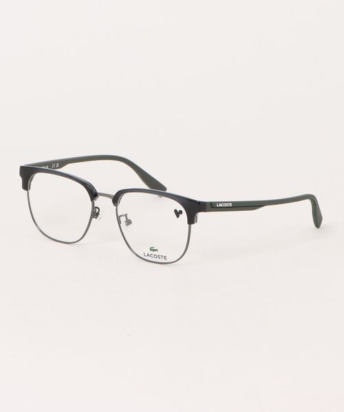 伊達メガネ メガネ 眼鏡 「LACOSTE/ラコステ」ブロー メガネ L2527LB 038 メンズ レディース