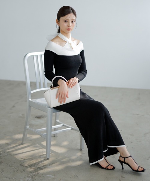 新品　SNIDEL フロントクロスニットワンピース SNIDEL｜フロントクロスニットワンピース | Rakuten Fashion