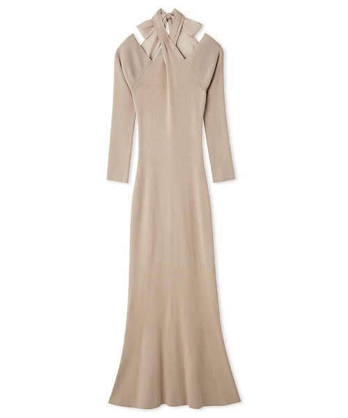 スナイデル　ワンピース SNIDEL ワンピース フロントクロスニットワンピース : ZOZOTOWN