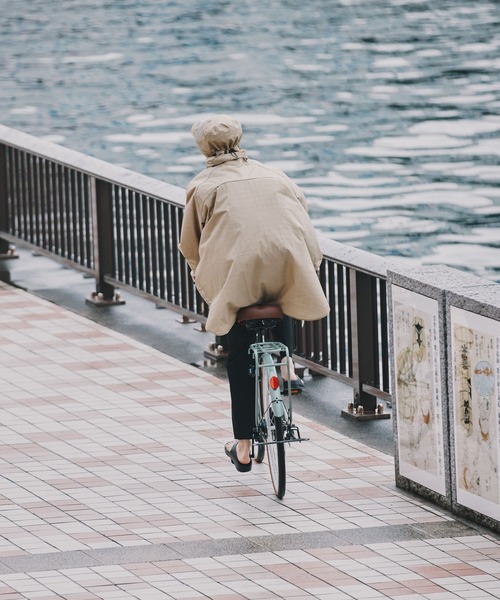KiU（キウ） カッパ レインコート カッパ 自転車 ビジブルバイシクル