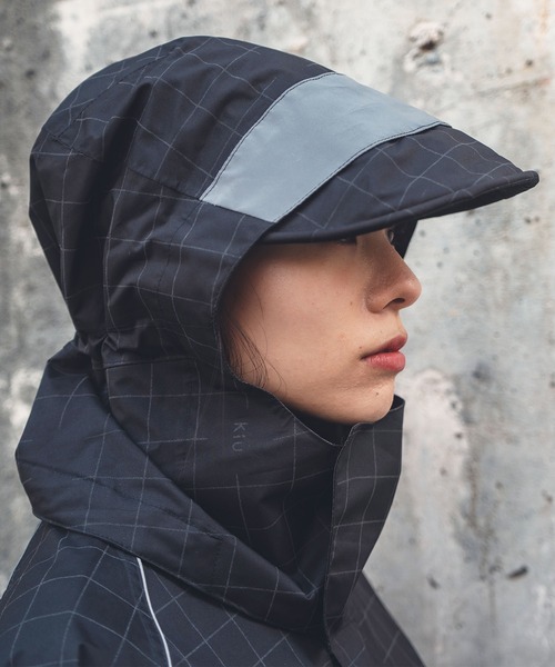 KiU（キウ） カッパ レインコート カッパ 自転車 ビジブルバイシクル