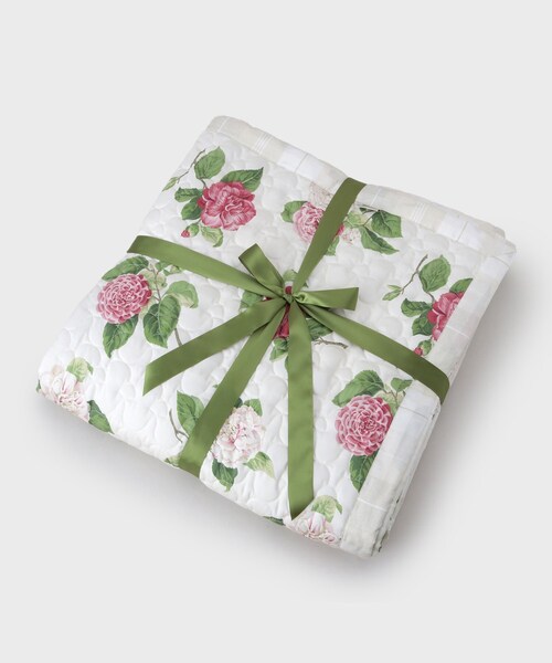 LAURA ASHLEY（ローラアシュレイ） ベッド 寝具 カミール柄 キルト