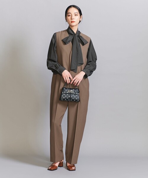 ブラウス シャツ 「WEB限定 Wardrobe DAILY MINIMAL」リボンタイブラウス -2WAY/ウォッシャブル- レディース
