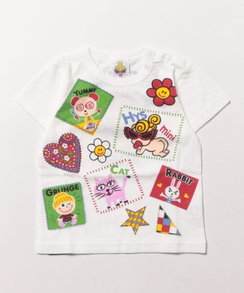 HYSTERIC MINI tシャツ SCRAP PATCHWORK ALLTOGETHER 半袖T