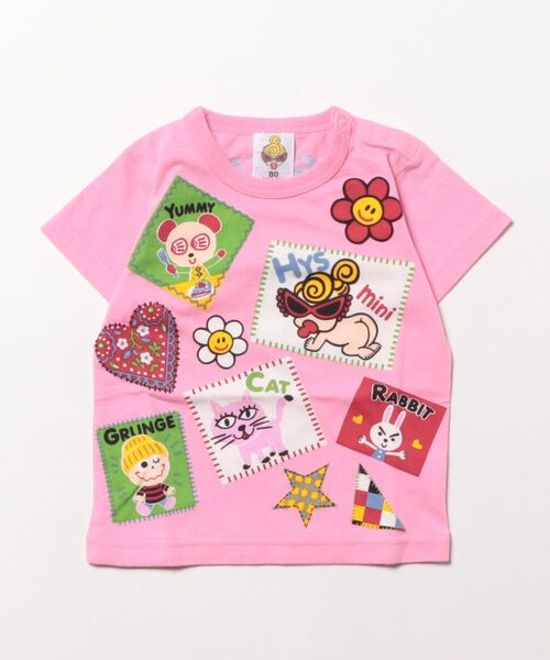 HYSTERIC MINI Tシャツ パーカーset HYSTERIC MINI tシャツ SCRAP PATCHWORK ALLTOGETHER 半袖T