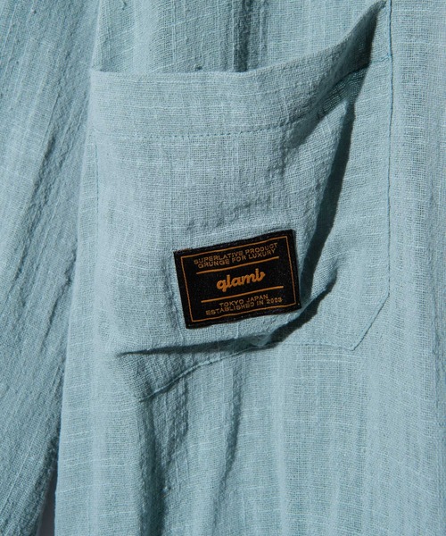 24SS glamb エデンシャツ Ｌ glamb(グラム)】Band Collar Eden Shirt バンドカラーエデン