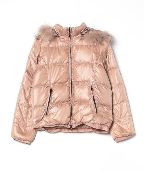 SHIPS（シップス） ダウンジャケット M ベージュ レディース