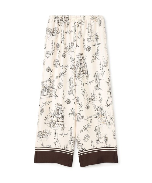 プロヴァンスプリント ストレートパンツ TOMORROWLAND collection パンツ プロヴァンスプリント