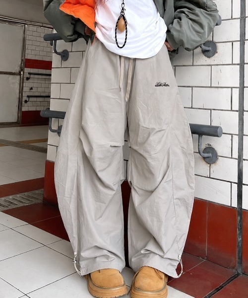 SHEENA（シーナ） ワイドパンツ カーゴパンツ 「新色追加」刺しゅう