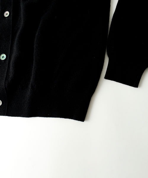 Danton（ダントン） ニットカーディガン 42 ブラック レディース