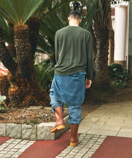 AIGLE（エーグル） tシャツ 吸水速乾 ロングスリーブワッフル長袖T