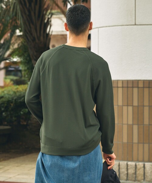 エーグル（AIGLE）/吸水速乾 ロングスリーブワッフル長袖Tシャツ RP AIGLE（エーグル） tシャツ 吸水速乾 ロングスリーブワッフル長袖T