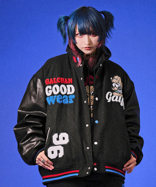 GALFY（ガルフィー） スタジャン L ライトピンク メンズ : ZOZOTOWN