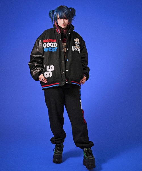 GALFY（ガルフィー） スタジャン L ライトピンク メンズ : ZOZOTOWN