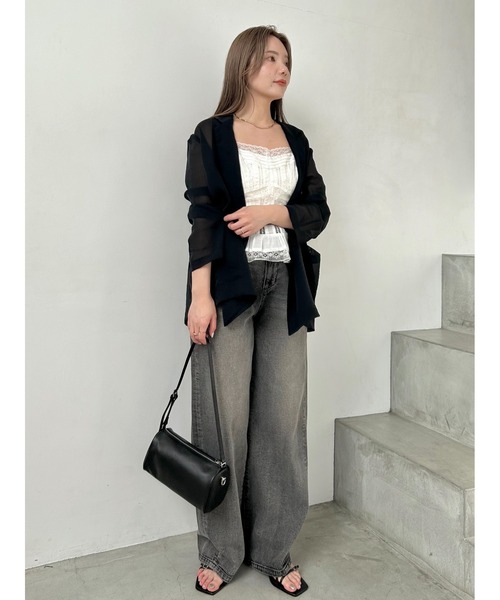 FRAY I.D ジーンズ デニム デニムパンツ ハイウエストワイド