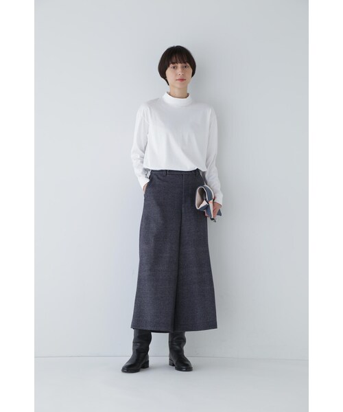 「human woman」 クロップドパンツ MEDIUM カーキ レディース_画像6