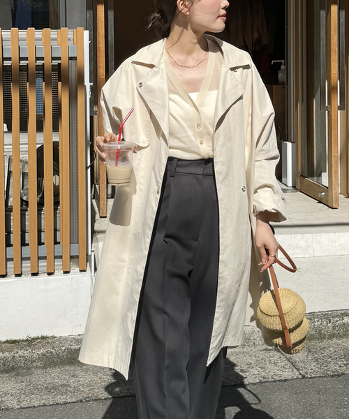 plage 「Plage」 ステンカラーコート 38 ベージュ レディース