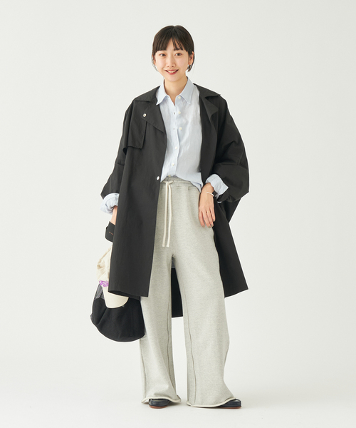 Plage プラージュ ステンカラーコート ベージュ WEB限定追加》Balmacaan コート（ステンカラーコート）｜Plage