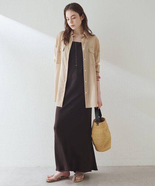 【美品】Drawing Numbersコットンシースルーブラウス Drawing Numbers】キュプラシースルーブラウス