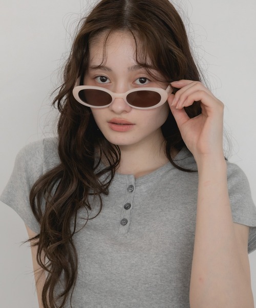 HEILIS（ヘイリス） サングラス オーバルレンズサングラス / 韓国