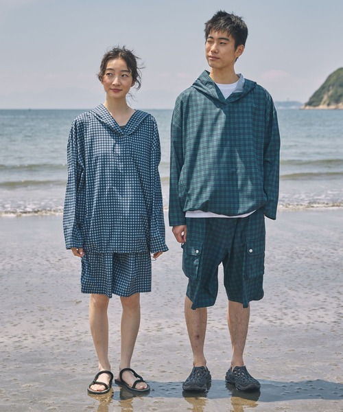 バカンスお勧め★1点で準備OK UNISEX ラッシュガード上下セット バカンスお勧め☆1点で準備OK UNISEX ラッシュガード上下セット