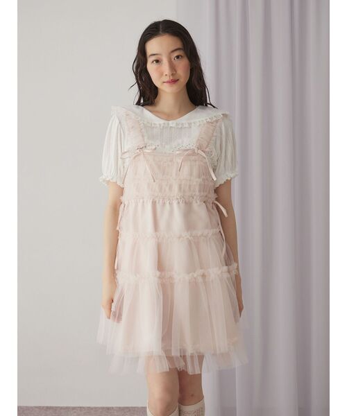 メリージェニーmerry jenny petit flowerレース パンツ merry jenny（メリージェニー）の「petit flower laceフレア