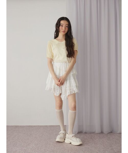 merry jenny tシャツ petit flowerセーラートップス レディース