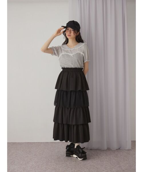 merry jenny tシャツ petit flowerセーラートップス レディース