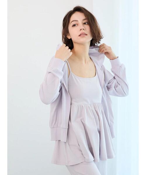 tシャツ ワンポイント刺繍ミニ裏毛シップパーカー レディース