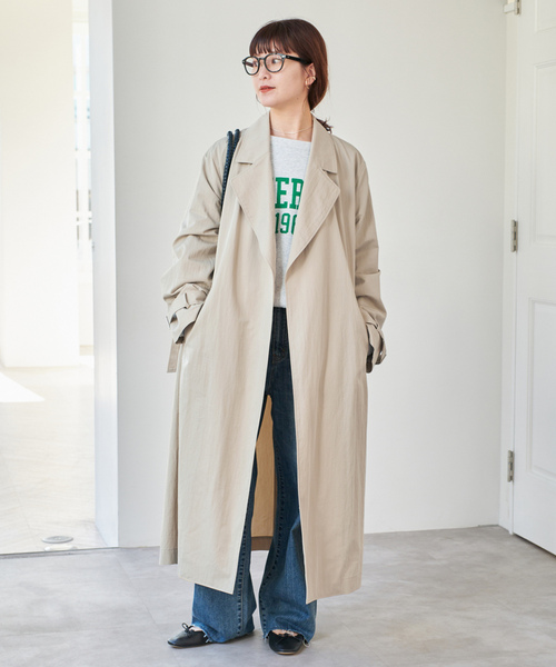 スピックアンドスパン ベージュ トレンチコート アウター レディース38 M Spick&Span 「Spick & Span」 トレンチコート 38 ベージュ