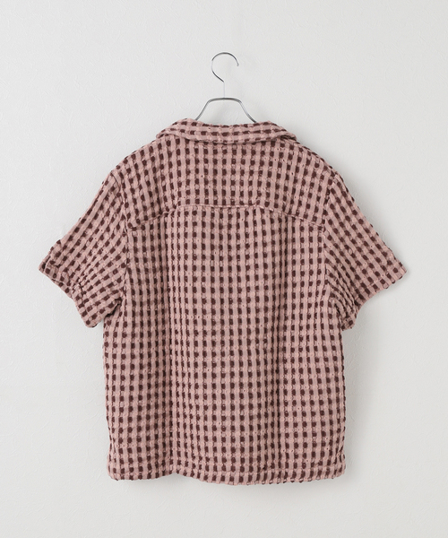 ブラウス シャツ 「OAS/オーエーエス」 Ferratelle Jaffa Waffle Shirt レディース OAS/オーエーエス】 Ferratelle Jaffa Waffle Shirt（シャツ