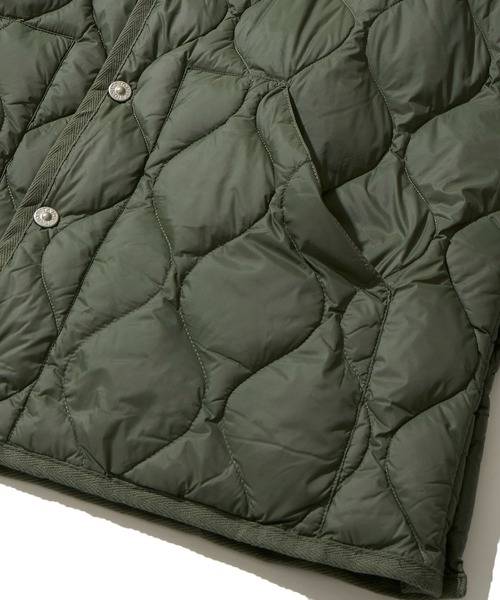 「TAION」 ダウンジャケット MEDIUM セージグリーン レディース_画像5