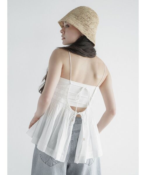 キャミソール Lace switched cami tunic