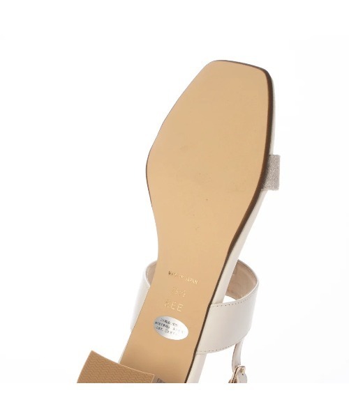 Riz raffinee（リズ ラフィーネ） サンダル 「3E」スクエアトゥの