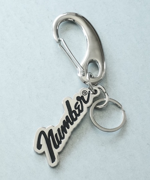 NUMBER (N)INE キーホルダー Number(9) LOGO MOTIF KEY HOLDER