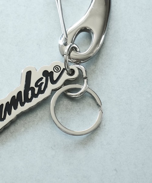 NUMBER (N)INE キーホルダー Number(9) LOGO MOTIF KEY HOLDER