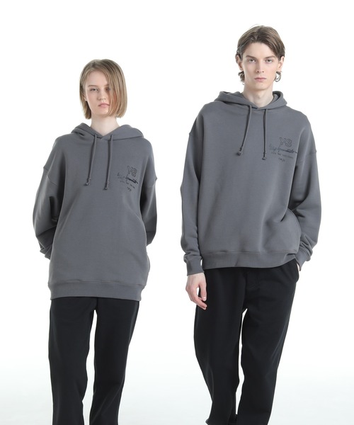インパクト抜群なグラフィックプルオーバーフードスウェットY-3 Y-3 パーカー GRAPHIC FT HOODIE メンズ レディース : ZOZOTOWN