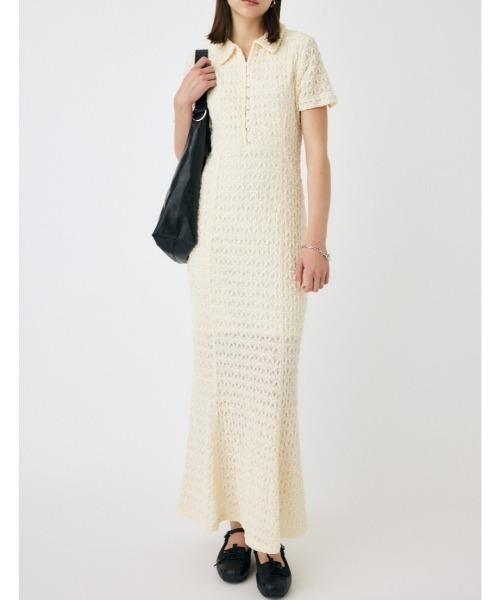 MERMAID LACE ドレス MOUSSY 2 IVORY M ワンピース MOUSSY ワンピース 「再入荷」MERMAID LACE ドレス : ZOZOTOWN