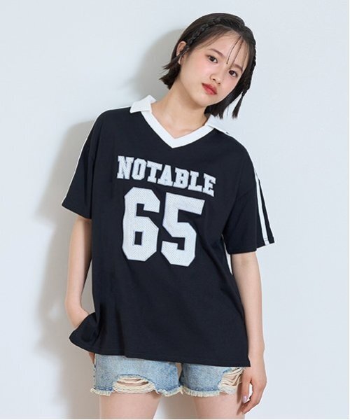おまとめ2点　新品未使用 Lovetoxic Tシャツセット　M150 GOODPRICE】【綿100％】3段ロゴ刺しゅうTシャツ（Tシャツ