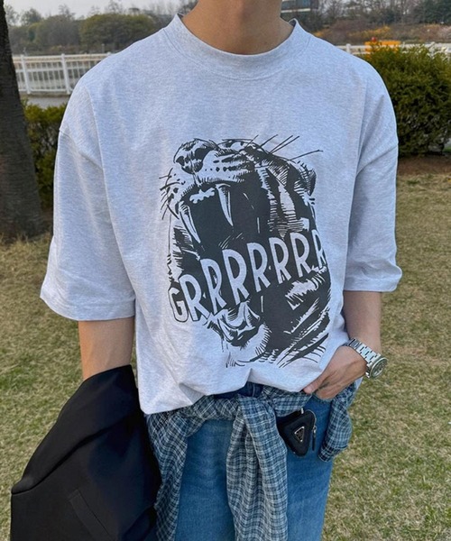 tシャツ 「UNISEX」ASCLO／タイガーシルケットT レディース メンズ