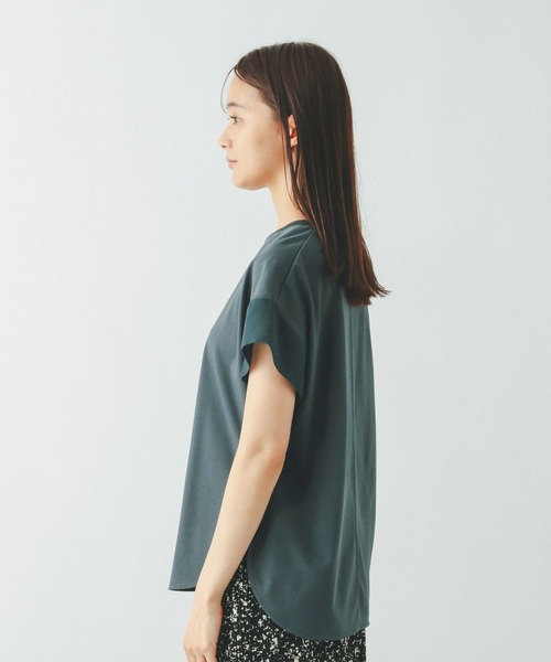 GLOBAL WORK tシャツ 汗染み軽減シフォンT/497050 レディース