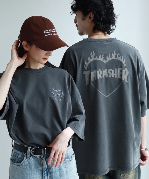 THRASHER tシャツ 「THRASHER/スラッシャー」オーバーサイズ