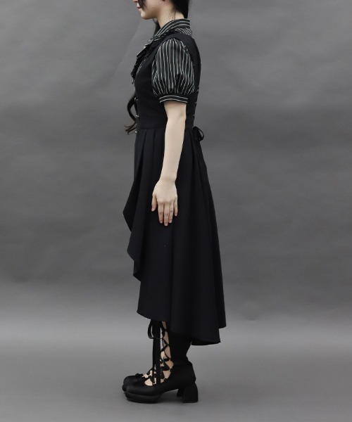 axes femme POETIQUE ワンピース ベストデザインミニワンピース