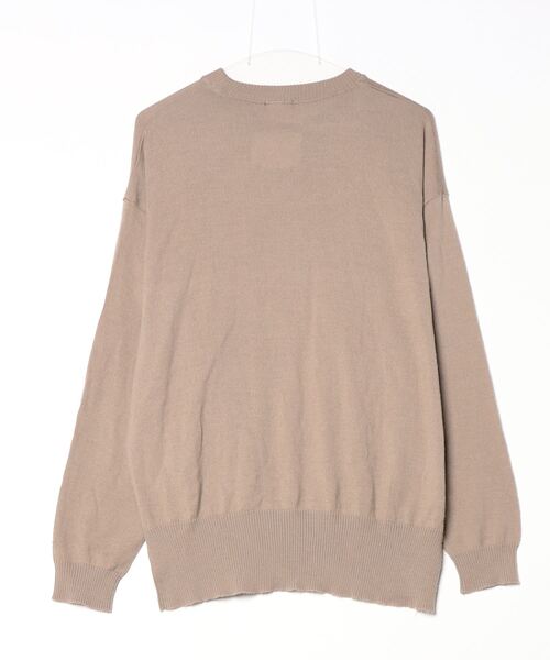 「MR.OLIVE」 長袖ニット MEDIUM ベージュ メンズ_画像2
