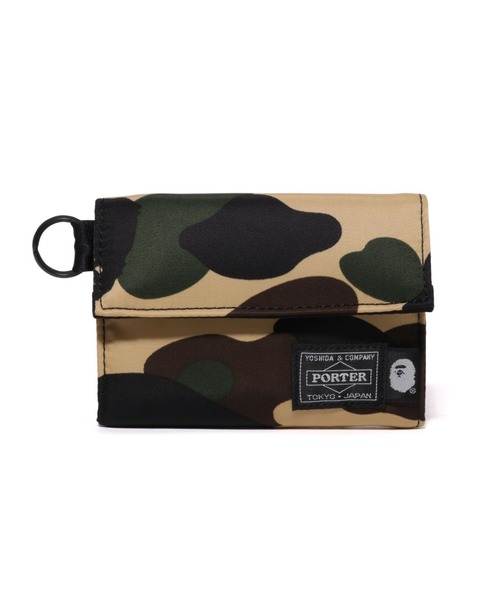 BATHING APE PORTER ポーター 三つ折り財布 1ST CAMO BAPE®︎×PORTER 1ST CAMO COLLECTION | bape.com