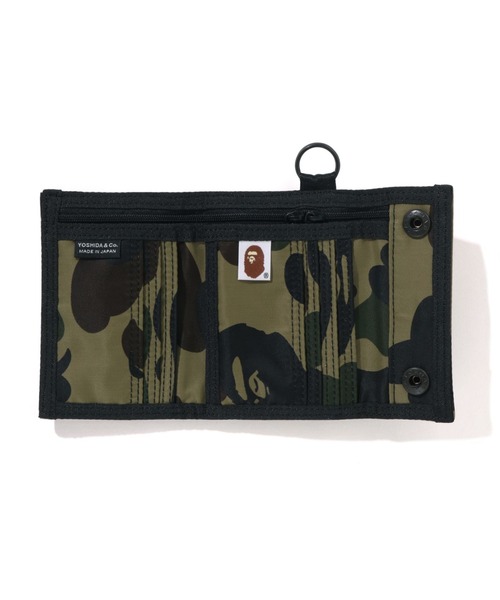PORTER × A BATHING APE ウォレット 財布 カモフラ A BATHING APE 財布 PORTER 1ST CAMO WALLET メンズ レディース