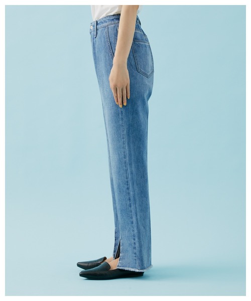 [GLOBAL WORK] ботинки cut Denim брюки MEDIUM темно-синий женский 