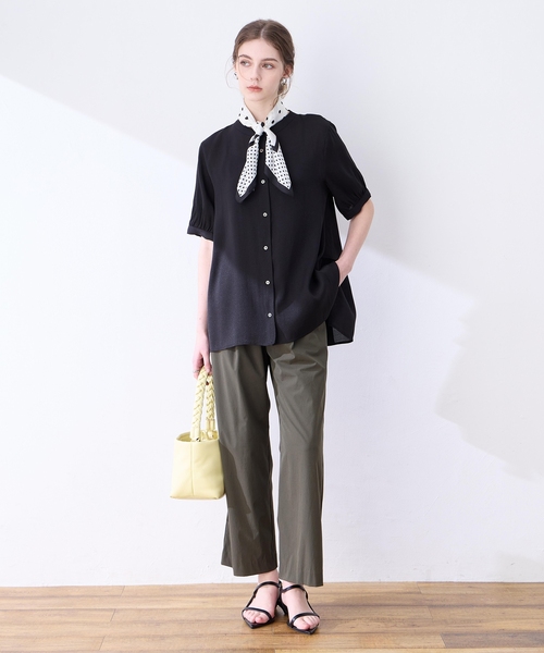LE SOUK HOLIDAY（ルスークホリデー） ブラウス シャツ バックラッフル