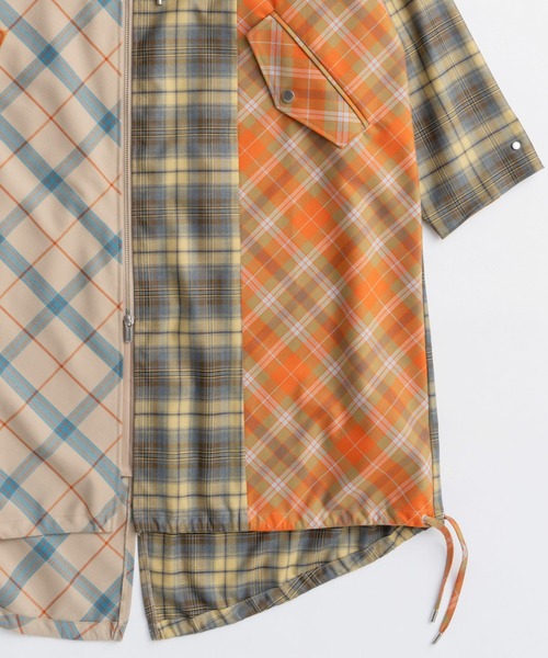 MAISON SPECIAL（メゾンスペシャル） モッズコート コート Plaid Mods